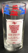 1976 American Freedom Train Tulsa Oklahoma Bicentennial Highball Glass C... - $24.06