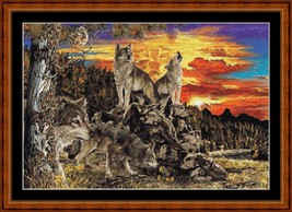 WOLF COUNTRY - pdf cross stitch chart Original Artwork © Steven Michael ... - £9.59 GBP