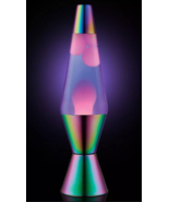 White Wax Purple Liquid Anodized painted base cap 14.5&quot; Lava Lamp Schyll... - £19.65 GBP