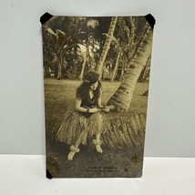 A Maid of Honolulu Real Photo Postcard from Schofield Barracks Hawaii - £15.72 GBP