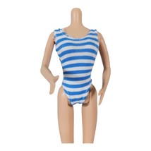 Vintage Barbie Mini Mod, Petra &amp; Friends MOD CLONE Blue One Piece Swim Suit - $15.51