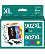 902xl Ink cartridges for hp Printers Replacement for for HP 902 XL HP 90... - $46.66