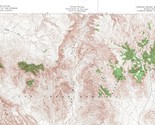 Topopah Spring Quadrangle Nevada 1952 Map Vintage USGS 15 Minute Topogra... - $16.89