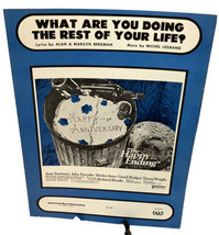 Sheet Music What Are You Doing the Rest of Your Life?  The Happy Ending 1969 - £4.64 GBP