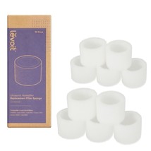 10-Pack Humidifier Replacement Filters, Capture Fine Particles In Water Tank To  - £15.00 GBP