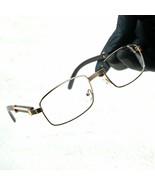 Men Sophisticated CLASSY ELEGANT Clear Lens EYE GLASSES Gold &amp; Wood Wood... - £15.20 GBP