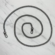 Gunmetal Tone Chain Link Purse Handbag Bag Replacement Strap - £13.22 GBP