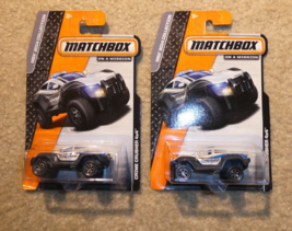 Lot of 2 2014 Matchbox Crime Crusher 4x4 Sheriff Cars BDV62-0911 - $16.83