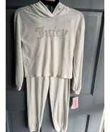 Juicy Couture Kids&#39; Girls 2-piece Set - White/Cream - Size 8/10 - JCFHi5... - $60.51 CAD