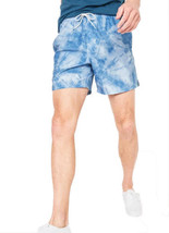 Old Navy Mens Printed Swim Trunks Shorts, Medium, Printed Blue/White - $45.00