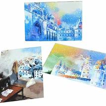 Greeting Card European Style Painting Postcard Collection Set Hand Set of 12 - $17.98