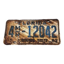 Vtg Motorhome Florida The Sunshine State 1962 Collectible License Plate 4 12042 - £48.56 GBP