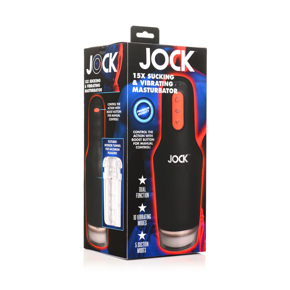 Jock 15X Sucking &amp; Vibrating Masturbator - $150.00