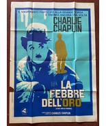 THE GOLD RUSH (1925) Charlie Chaplin Yukon Silent Film Large Italian Poster - $150.00