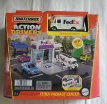 Matchbox 2023 Action Drivers FedEx Package Center PlaySet w/ Delivery Truck - £26.81 GBP