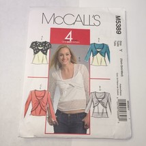 McCall's 5389 Size Xsm-Med Misses' Shrugs and Tops - $12.86