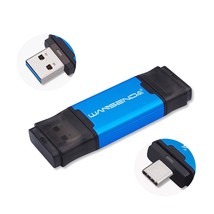 Type C Usb C Flash Drive Otg Usb 3.1 Thumb Drive (256Gb, Blue) - $56.99
