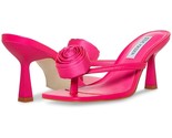 Steve Madden Women Rosette Thong Sandals Jannie Size US 8.5M Hot Pink Rose - $49.50