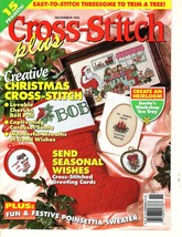 Cross Stitch Plus Magazine November 1993 Vintage Cross Stitch Pattern - $7.31