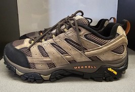Merrell Moab 3 Walnut 2-Vent Hiking Shoes Men 8 Wide - £44.80 GBP