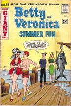 Betty and Veronica Summer Fun Comic Book #18 Archie Giant Series 1962 VERY GOOD- - £31.88 GBP