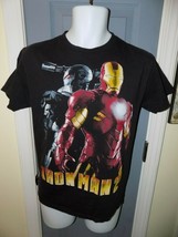 Iron Man 2 Marvel War Machine Black Short Sleeve T-Shirt Size S Men&#39;s EUC - £17.45 GBP