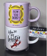 Friends How You Doin  &amp; You re My Lobster Ceramic Coffee Cup Mug Set - £24.80 GBP