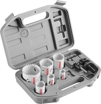 Bosch Hsbim9 9-Piece Bi-Metal Hole Saws Assorted Kit With, Plastic Materials - £33.00 GBP