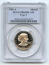 1981-S SBA$1 Type 1 DC (Proof) Susan B. Anthony Dollar PCGS  20150095 - $23.36