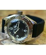 Russian Mechanical Automatic Wrist Watch VOSTOK AMPHIBIAN DIVER 670919 - £94.35 GBP