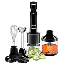Chefman Electric Spiralizer &amp; Immersion Blender/Vegetable Slicer 6-in-1 ... - $69.34