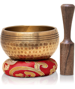 Tibetan Singing Bowl Set 3&quot; – Hand Hammered in Nepal – Meditation, Yoga,... - $32.90 CAD