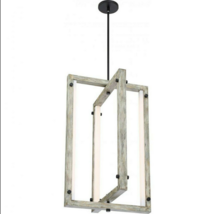 Nuvo Lighting 62-1551 Alta 112W 1 LED Pendant 18&quot; x 28.38&quot;, Black with G... - $225.00
