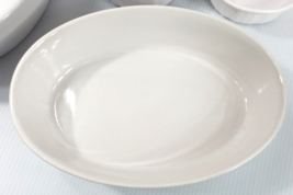 White Porcelain Casual Baking Dish set of 4 Servers - £21.25 GBP