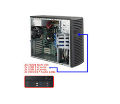 SuperMicro CSE-732D4-903B Mid Tower Chassis - $626.99