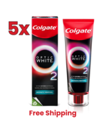 5 Packs of COLGATE Optic White O2 Active Oxygen Whitening Toothpaste 85g - $1,629.73 MXN