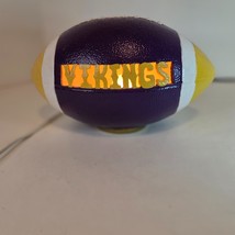 Minnesota Vikings Football Accent Lamp Light – Carved Logo – Plug-In - $2,428.46 MXN