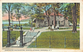 Newburgh Ny~Washington Headquarters Showing ENTRANCE~1922 J Ruben Postcard - £8.06 GBP