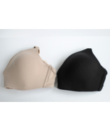 Calvin Klein Women&#39;s Microfiber Lightly Lined Wirefree Bra Black Nude Lo... - $299.09 MXN
