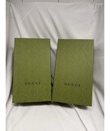 Set Of 2 Authentic Gucci Empty Storage Shoe Boxes Green - Some Paper - €28,92 EUR