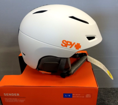 Spy+ Sender Snow Helmet with MIPS Brain Protection - LARGE 59-62cm - Whi... - £39.95 GBP