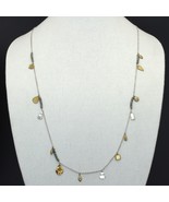 Retired Silpada Sterling Brass and Pyrite PEDAL TO THE METAL 36&quot; Necklac... - £31.69 GBP