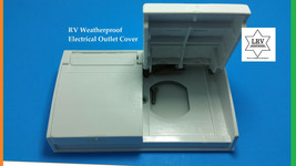 RV Camper Weatherproof AC Outdoor Receptacle Outlet Replacement Cover White - £15.95 GBP