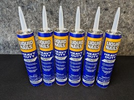 New Lot of 6 Liquid Nails Heavy Duty Construction Adhesive (LN903), 10 oz - €16,27 EUR