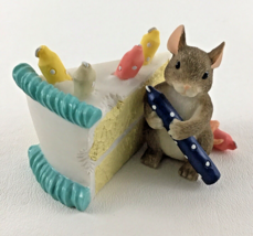 Charming Tails ‘How Many Candles?’ Mouse Figure Figurine Enesco Dean Griff - $32.62