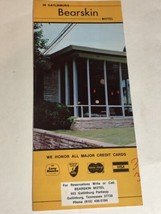 Vintage Bearskin Motel Brochure Gatlinburg Tennessee Bro13 - £5.40 GBP
