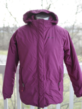 Marmot Girls Hooded Winter Jacket Coat Berry Pink Youth Size XL 12-14 - £26.88 GBP