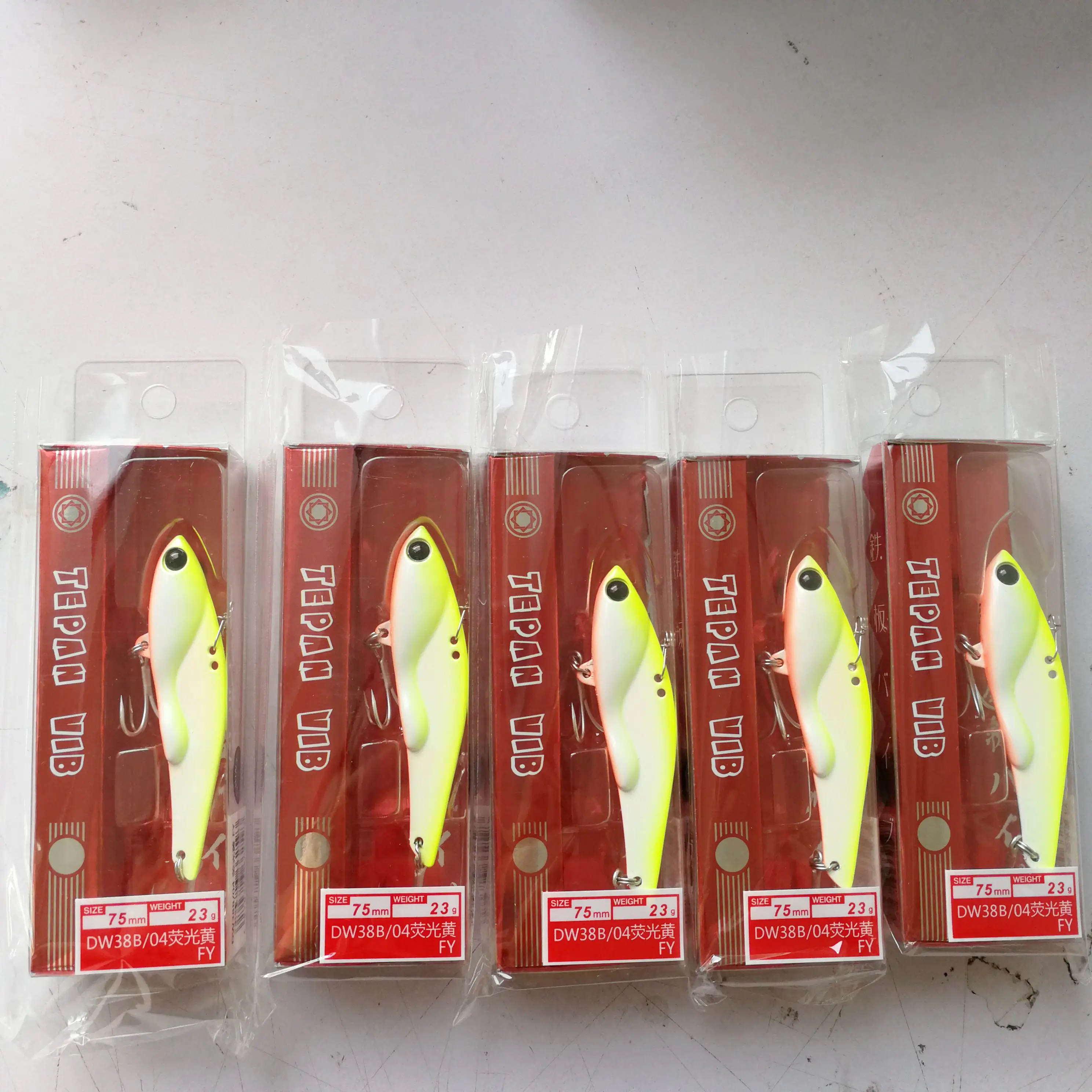 TSURINOYA  5PCS/LOT  Fishing VIB   Bait  23g/75mm 13colors  Vibe Lurre Sea /Fres - $57.58