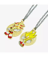 Super Shadow &amp; Super Sonic the Hedgehog Gold Necklace Set - $49.99