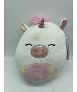 SquishMallow Sofia Plush Stuffed Animal￼ Pink White Unicorn Kellytoy - $171.48 MXN